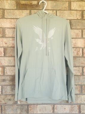XS American Eagle Light Sage Super Soft Pullover